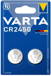 VARTA CR2450/2BP 06450 3V Lithium gombelem (Varta-CR2450-2BP)