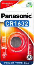 Panasonic CR1632 3V Lithium gombelem (Panasonic-CR1632)