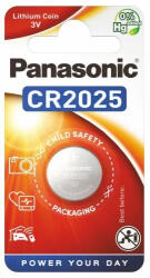 Panasonic CR2025 3V Lithium gombelem (Panasonic-2025)