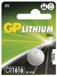 GP Batteries CR1616 B1560 3V Lithium gombelem bl/5 (GP-CR1616)