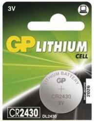 GP Batteries CR2430 3V Lithium gombelem bl/5 (GP-CR2430)