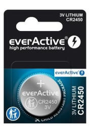 everActive CR2450/5 3V Lithium gombelem (everActive-CR2450)