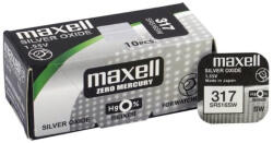 Maxell 317 SR516SW 1, 55V Silver Oxide óra gombelem (Maxell-317)