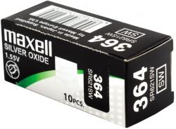 Maxell 364 363 SR621SW 1, 55V Ezüst Oxid óraelem (Maxell-364)