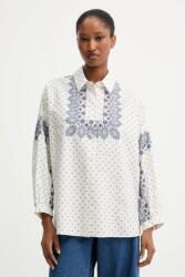 Max Mara pamut ing ADDA galléros, bézs, relaxed, 2525116021600 - bézs 42