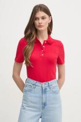 Tommy Hilfiger poló női, WW0WW43225 - piros L - answear - 19 990 Ft