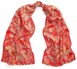 Lauren Ralph Lauren selyem kendő - narancssárga Univerzális méret