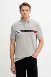 Tommy Hilfiger poló sötétkék, nyomott mintás, MW0MW38130 - szürke XXL