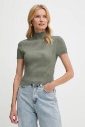 GUESS pulóver JAYLA zöld, félgarbó nyakú, W5YR04 Z0040 - zöld XL