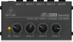 BEHRINGER MX400 micromix 4 csatornás monó vonal keverő - 10% nyitási akció