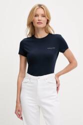 Tommy Jeans pamut póló sötétkék, DW0DW21164 - sötétkék XL