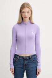 Tommy Jeans kardigán lila, könnyű, DW0DW20967 - lila M