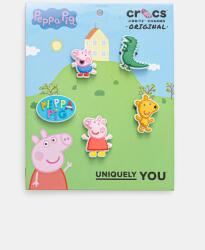 Crocs gyerek papucs dísz Peppa Pig Character 5Pck 5 db 10015107 - többszínű Univerzális méret