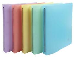 Exacompta Gyűrűs könyv, 4 gyűrű, 40 mm, A4, PP, EXACOMPTA, vegyes pasztell színek (51970E) - tonerpiac