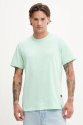 G-Star Raw pamut póló sima, D24449-336 - zöld L
