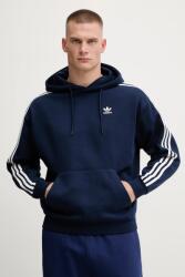 Adidas felső Baggy Hoodie sötétkék, nyomott mintás, kapucnis, JP1075 - sötétkék L