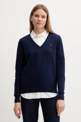 Ralph Lauren pamut pulóver könnyű, sötétkék, 211972105 - sötétkék XXL