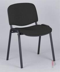 NN "Felicia" tárgyalószék fém vázzal, fekete színű szövetborítással (BBSZV07C11)
