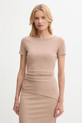 Guess t-shirt PRISCA bézs, W5YP14 KAQL2 - bézs M