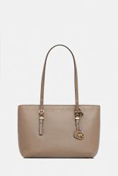 MICHAEL Michael Kors bőr táska QUINN bézs, 30T5GQNT2L - bézs Univerzális méret