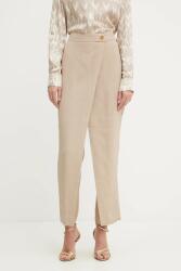 Marciano Guess nadrág ARIANA bézs, magas derekú egyenes, 5YGB06 7341A - bézs 34