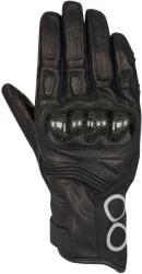 Bering Mănuși Moto din Piele & Textil BERING TORNADO · Negru