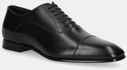 BOSS bőr félcipő Quillon fekete, 50546774 - fekete Férfi 44
