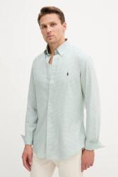 Ralph Lauren pamut ing legombolt galléros, zöld, slim, 710929347 - zöld L