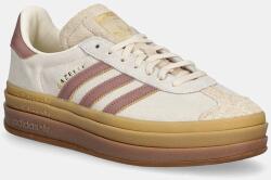 Adidas velúr sportcipő Gazelle Bold - bézs Női 40 - answear - 48 990 Ft