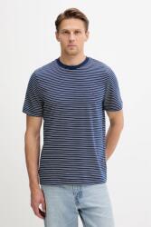 Tommy Hilfiger pamut póló sötétkék, férfi, sima, MW0MW39995 - sötétkék M - answear - 18 990 Ft
