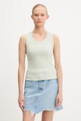 Tommy Jeans pamut top sötétkék, DW0DW21369 - zöld XS