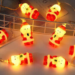 Modee Karácsonyi LED Füzér Plastic Elemes C1013 (10LED/1, 35m/15cm) warm (ALBCT-03027)