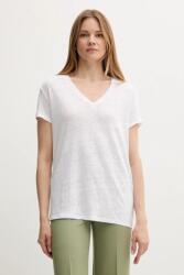 United Colors of Benetton vászon póló fehér, 37UJD401Q - fehér XL