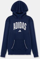 Adidas gyerek felső sötétkék, nyomott mintás, kapucnis, JV7338 - sötétkék 176