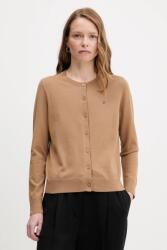 Tommy Hilfiger kardigán sötétkék, könnyű, WW0WW42370 - barna XL