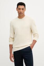 HUGO BOSS pamut pulóver könnyű, bézs, 50545283 - bézs S