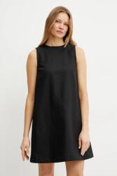 Max Mara ruha vászonkeverékből fekete, mini, harang alakú, 2515221102600 - fekete 38