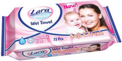 Lara nedves törlőkendő 72db - Soft and Fresh