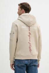 Alpha Industries felső bézs, nyomott mintás, kapucnis, 148341.627 - bézs S