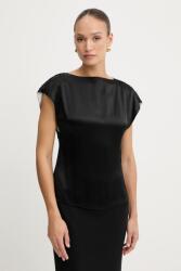 HUGO BOSS felső fekete, sima, 50541815 - fekete 36