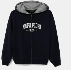 Napapijri gyerek felső B-INOT sötétkék, nyomott mintás, kapucnis, NP0A891E1761 - sötétkék 134-140
