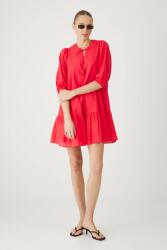 MEDICINE pamut ruha piros, mini, oversize - piros M