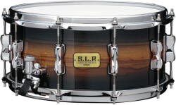 Tama S. L. P. Bubinga Snare Drum 14" x 6, 5" - Midnight Zebrawood Burst/Chrome HW