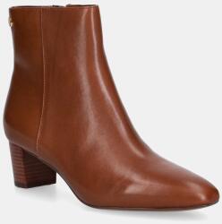 Lauren Ralph Lauren bőr csizma Demi barna, magassarkú, 802974503001 - barna Női 37