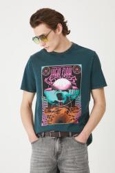 Medicine t-shirt zöld, nyomott mintás - türkiz XXL