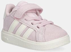 adidas gyerek velúr sportcipő GRAND COURT 00s - rózsaszín 26.5