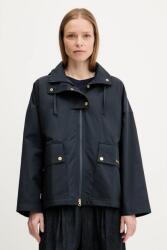 Barbour rövid kabát CECILE sötétkék, átmeneti, oversize, LSP0240 - sötétkék 42