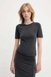 Samsoe Samsoe t-shirt SASUS szürke, F25200040 - szürke M