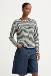 Weekend Max Mara pamut kardigán ERITEA sötétkék, könnyű, 2525346031600 - sötétkék M