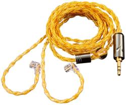 QKZ Cablu audio pentru casti QKZ ZXN, ZXT, ZXD, ZX2, ZAX2, ZX1, ZX3, Lungime 1.2m - Galben